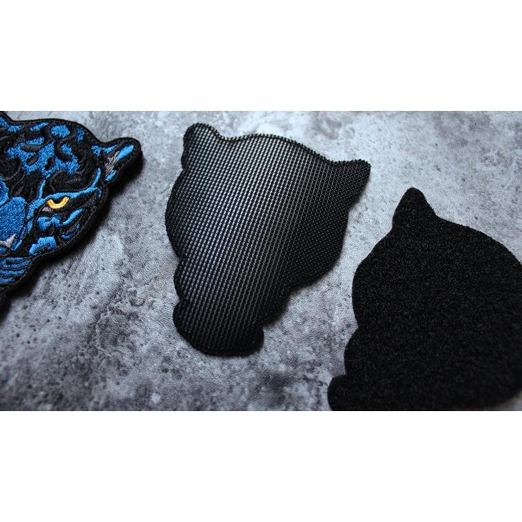 Patch_velcro thêu hình báo đốm dán ba lô_quần áo_túi xách