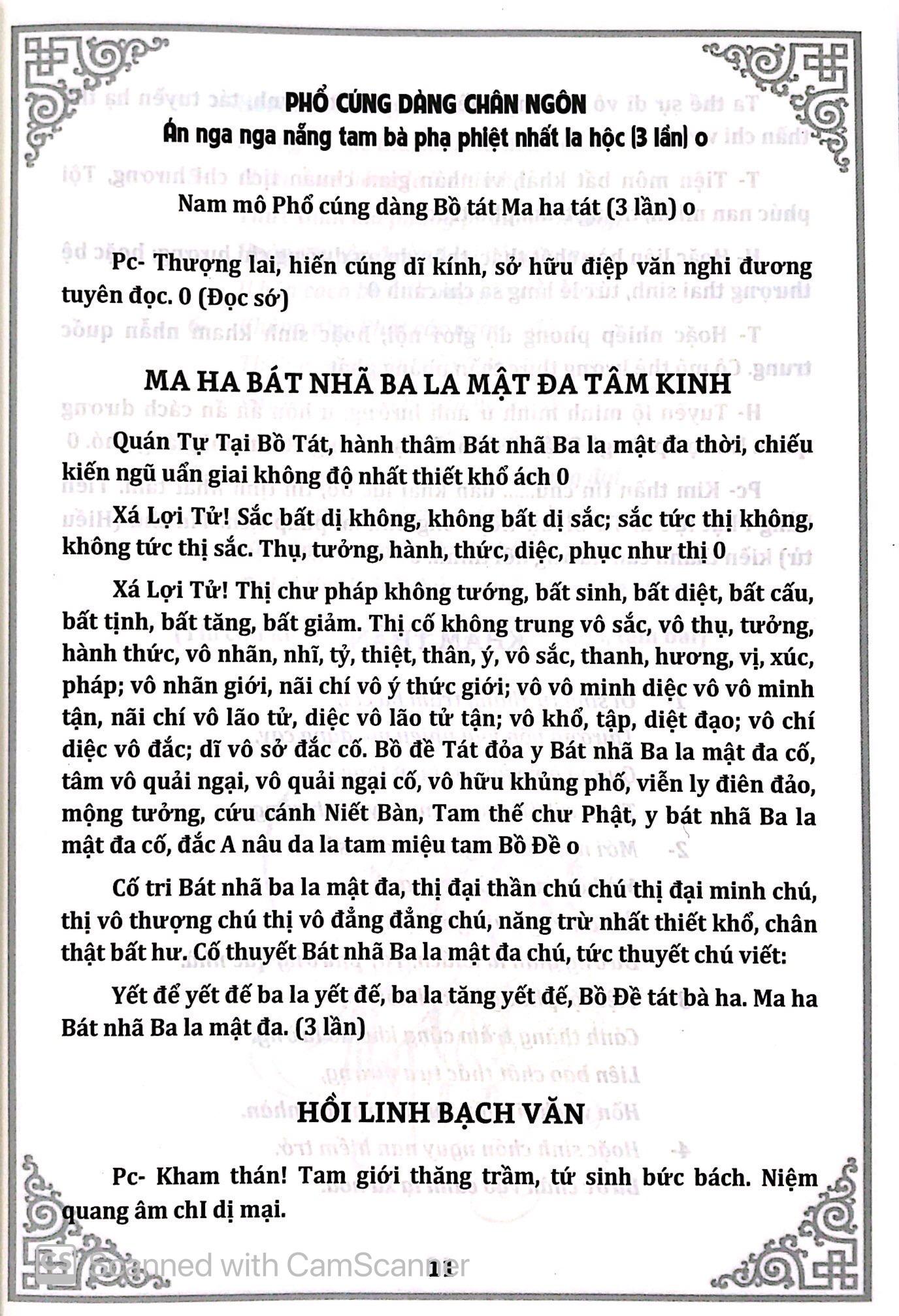 Phật Lịch 2562 - Khoa Cúng Thông Dụng