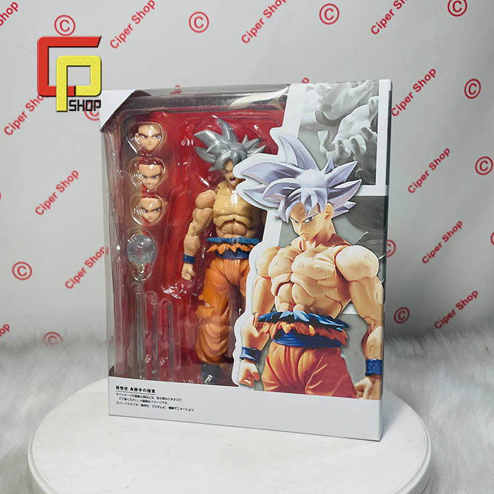 Mô hình Son goku Vô cực Có Khớp - Figure Action Son Goku Ultra Instinct SHF