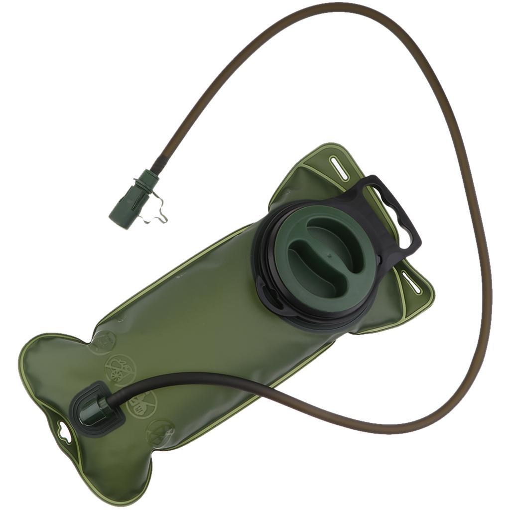 2L Portable Hydration Bladder Water Reservoir Survival Pouch Backpack for Biking Cycling Climbing Hiking- Easy to Clean