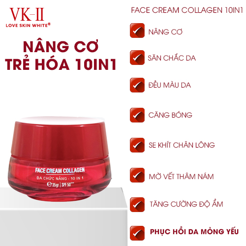 Kem Đa Chức Năng 10 in 1 VK II 35g