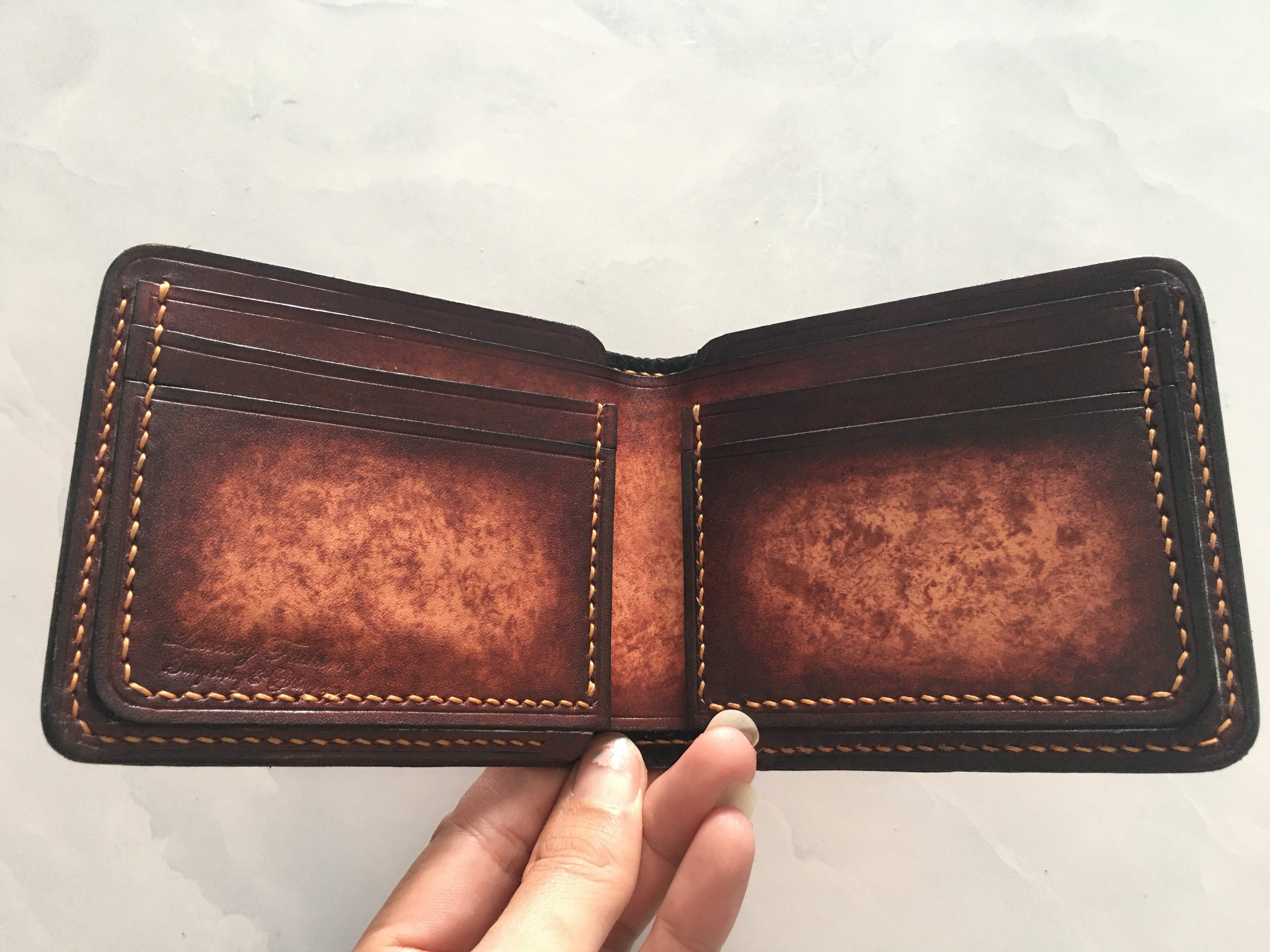 Ví nam da bò thủ công của Ý