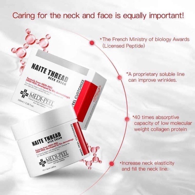 Kem dưỡng da cổ MEDI PEEL NAITE THREAD NECK CREAM