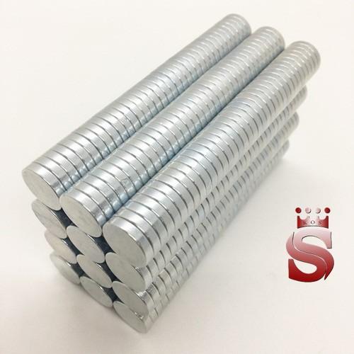 Nam châm vĩnh cửu kích thước 15x3mm mạ kẽm