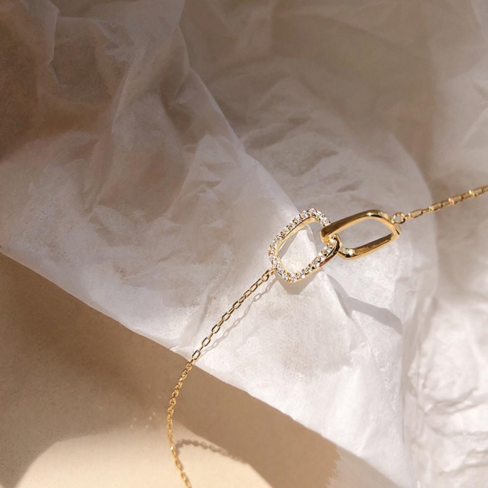 Vòng Cổ Choker Mặt Vuông Tròn Và Vuông Đơn Giản Sang Trọng Cho Nữ