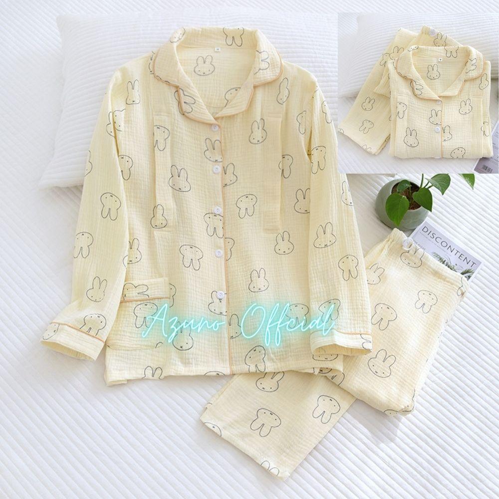 Đồ Bộ, Pijama Bầu Và Sau Sinh Cho Mẹ Azuno AZ2005 Chất Đũi Xốp Cao Cấp Mặc Hè Thu Và Đông Xuân(KÈM ẢNH THẬT)