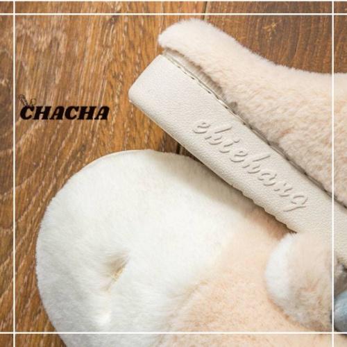 Hình ảnh Dép đi trong nhà Chacha Sweet bông cotton hình Tuần Lộc cute siêu êm