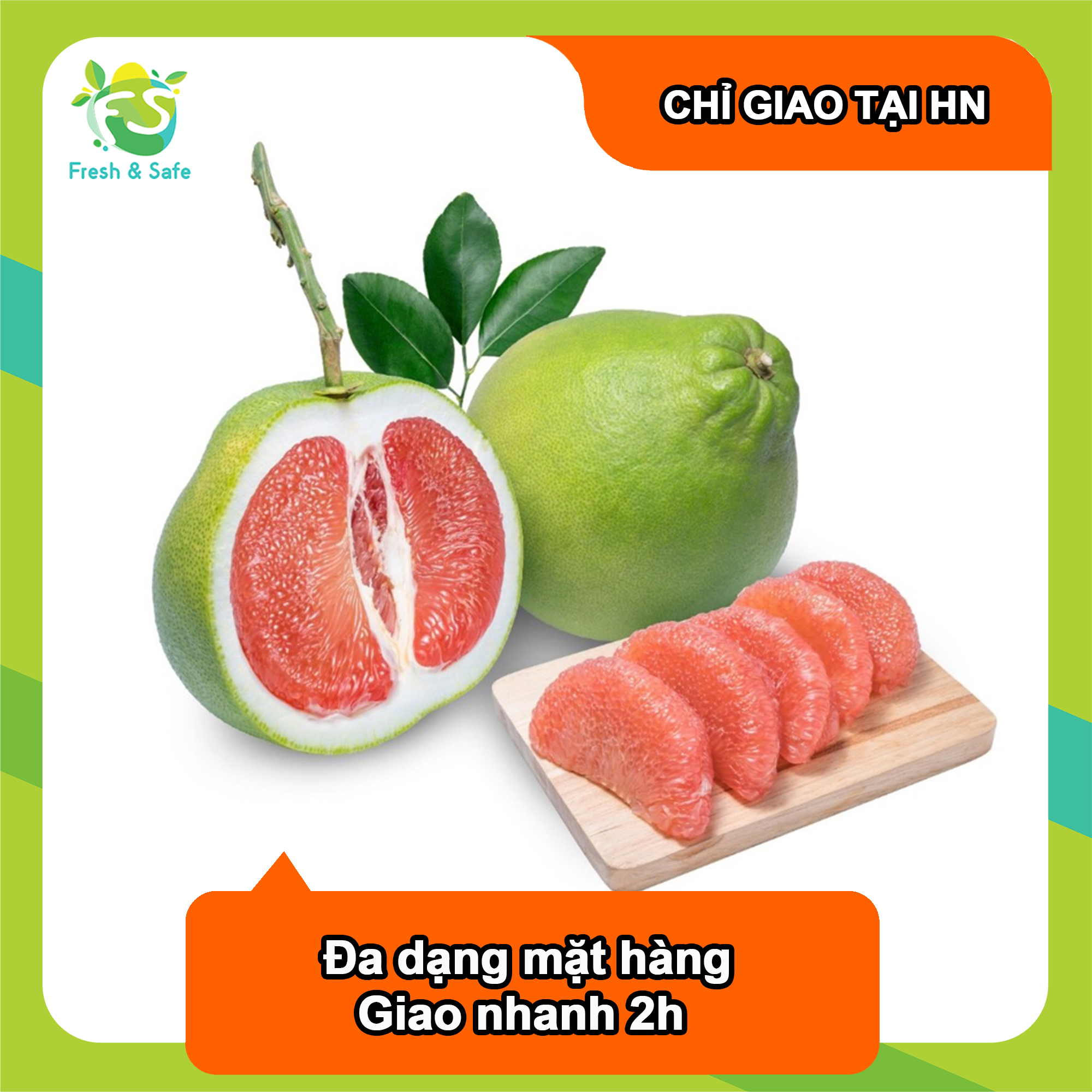 Bưởi da xanh 1 Trái 1.5kg