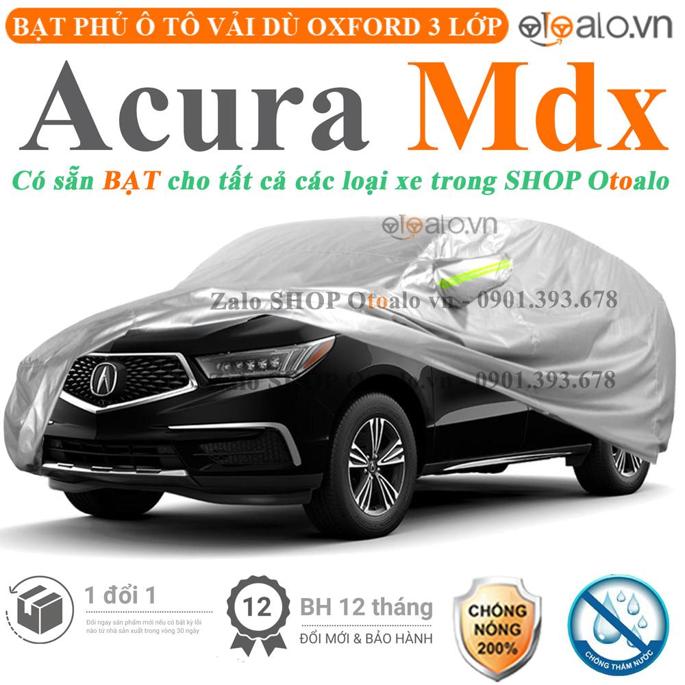 Bạt che phủ xe ô tô Acura Mdx vải dù 3 lớp CAO CẤP BPXOT - OTOALO