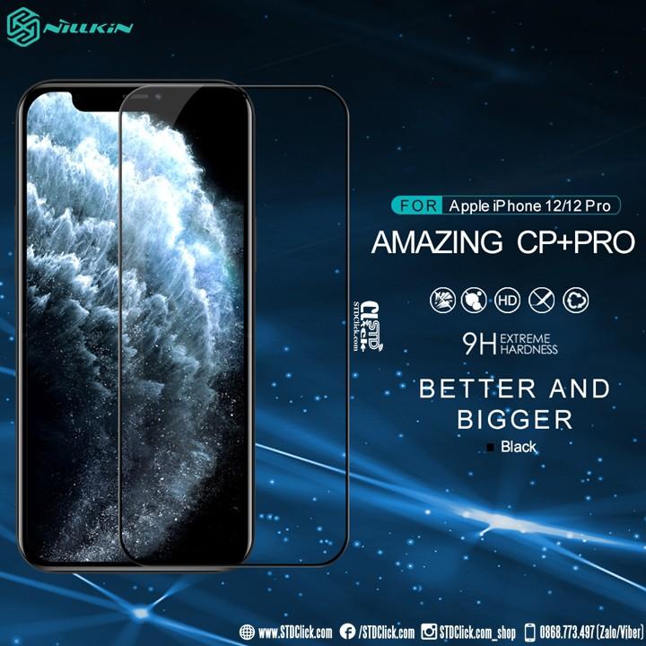 KÍNH CƯỜNG LỰC DÀNH CHO ĐIỆN THOẠI IPHONE 12 - 12 PRO NILLKIN CP+PRO 2.5D