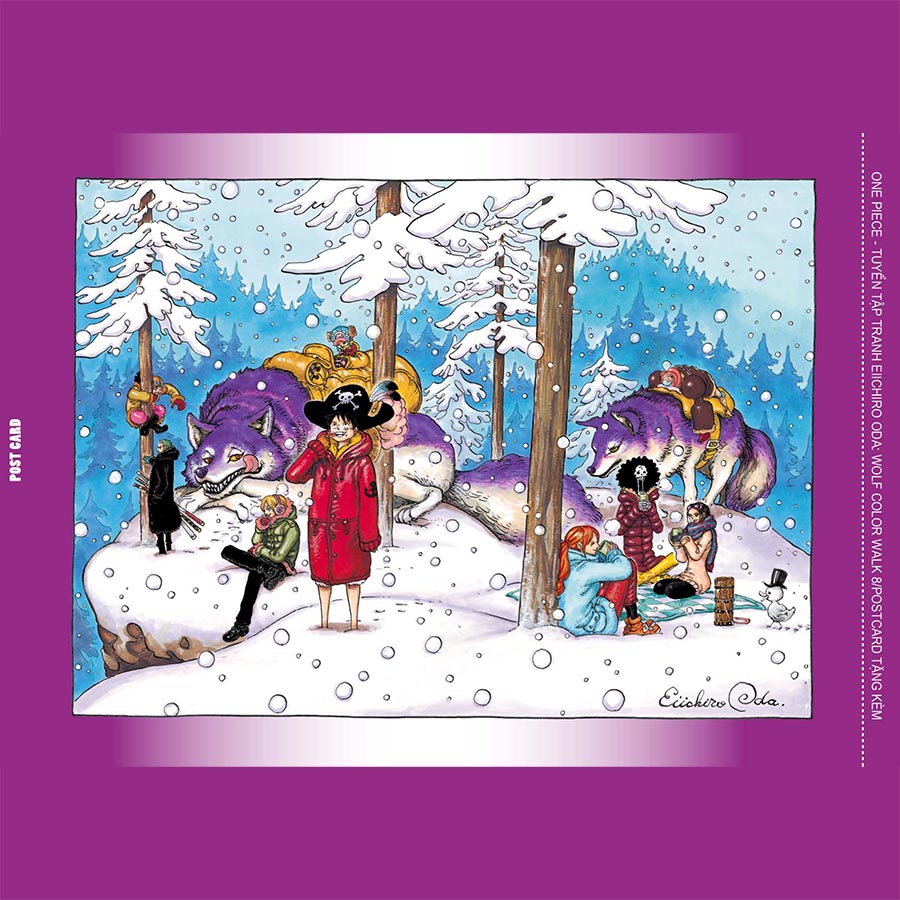 One Piece Color Walk Wolf - Tuyển Tập Tranh Eiichiro Oda Tập 8 [Tặng Sticker, Postcard]
