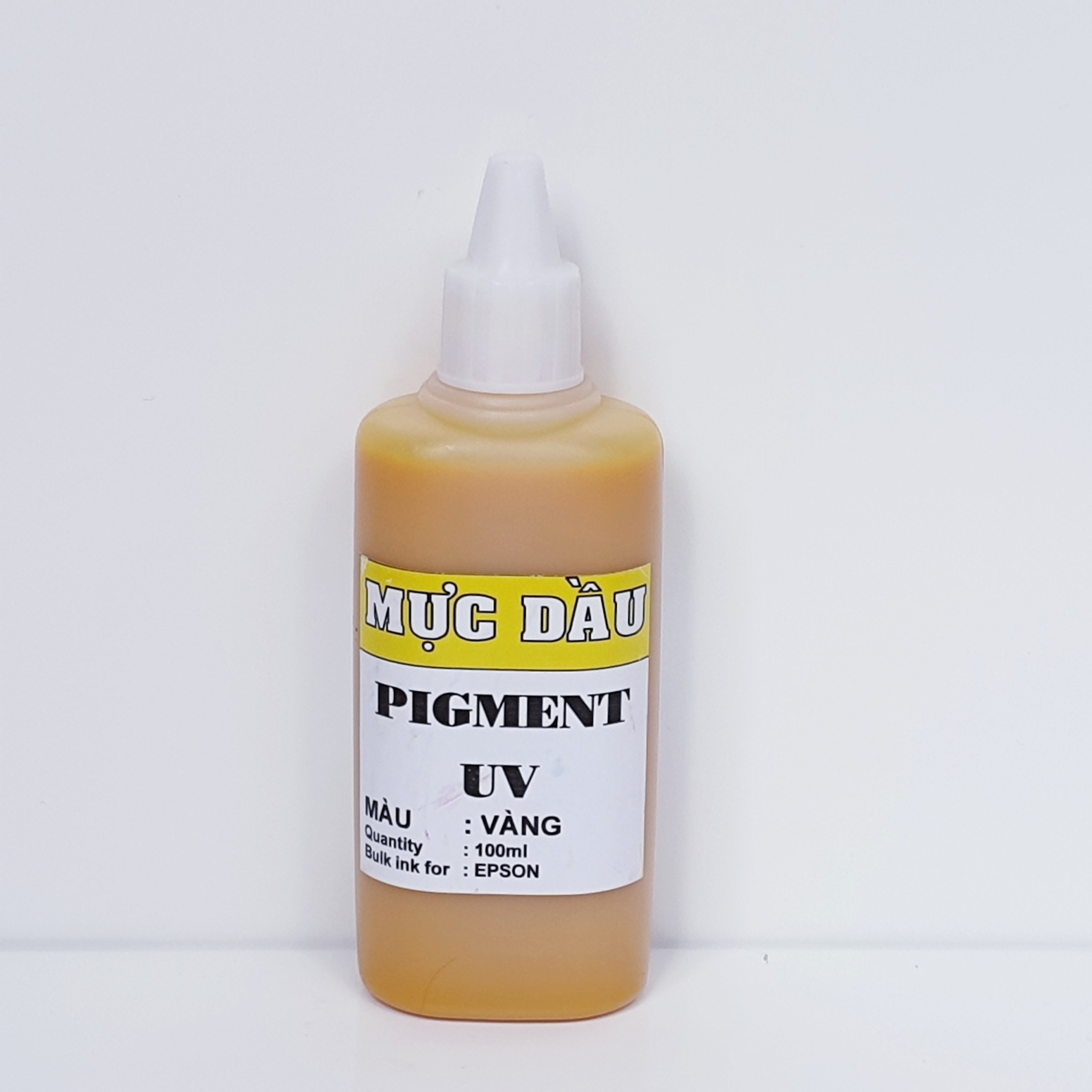 Bộ 6 màu Mực dầu - mực pigment uv dùng cho máy in phun màu Epson - Loại 100ml/màu