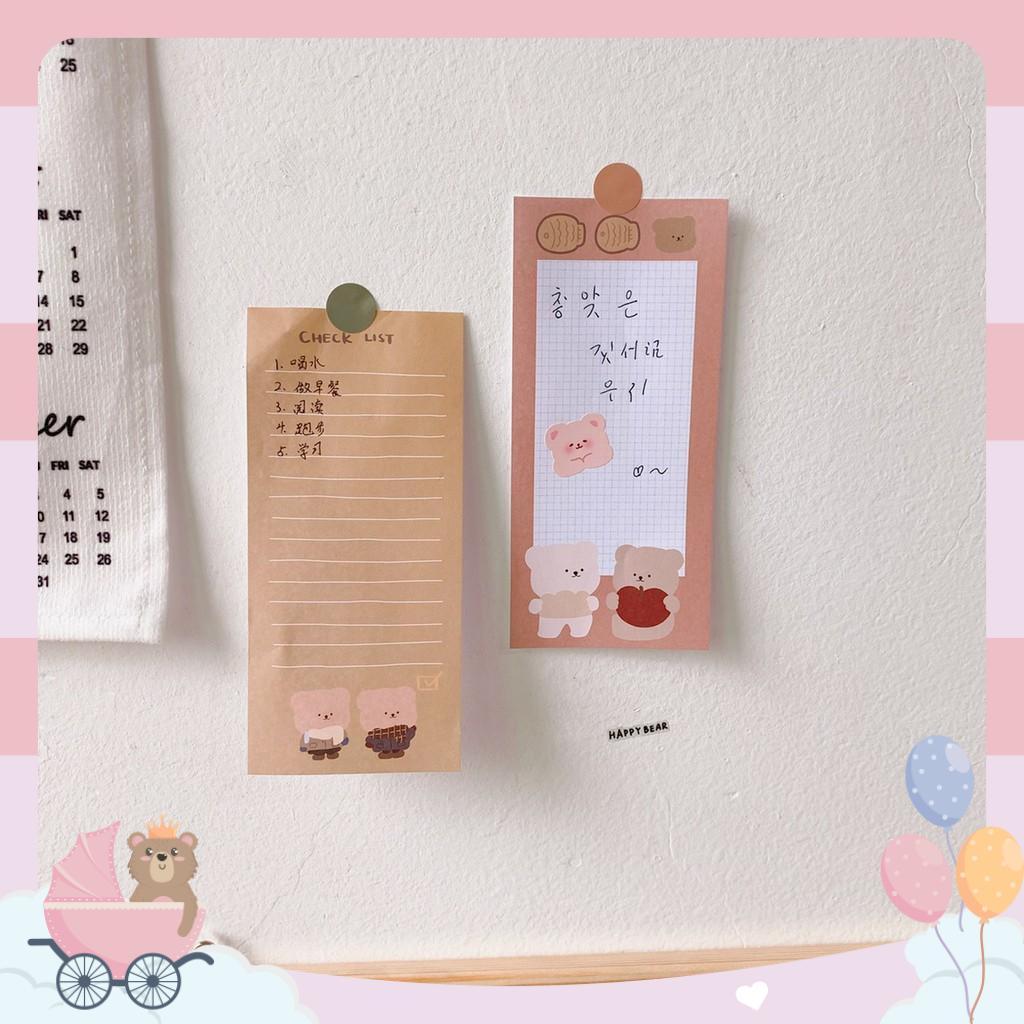 Set 50 tờ Giấy Note, Giấy Ghi Chú, Note To Do List Dễ Thương