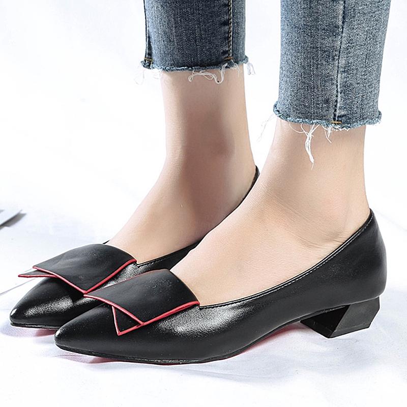 Women casual low heel office shoes