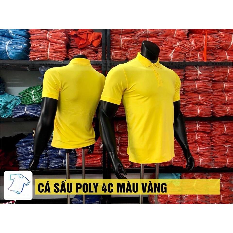 ÁO POLO NAM NỮ MÀU VÀNG