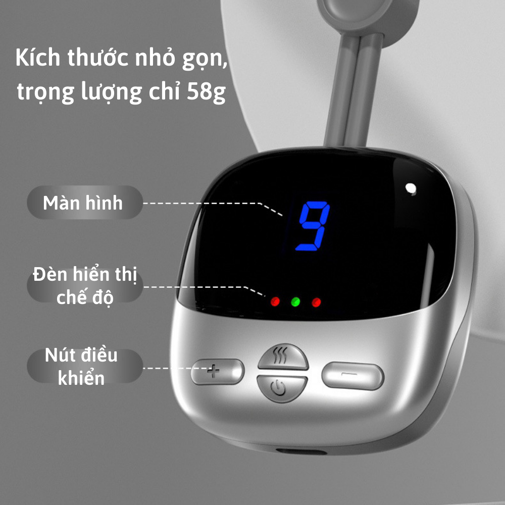 Dây đeo massage cổ vai gáy xung điện LP-A7 Electric Neck Massager Smart TENS+EMS Portable