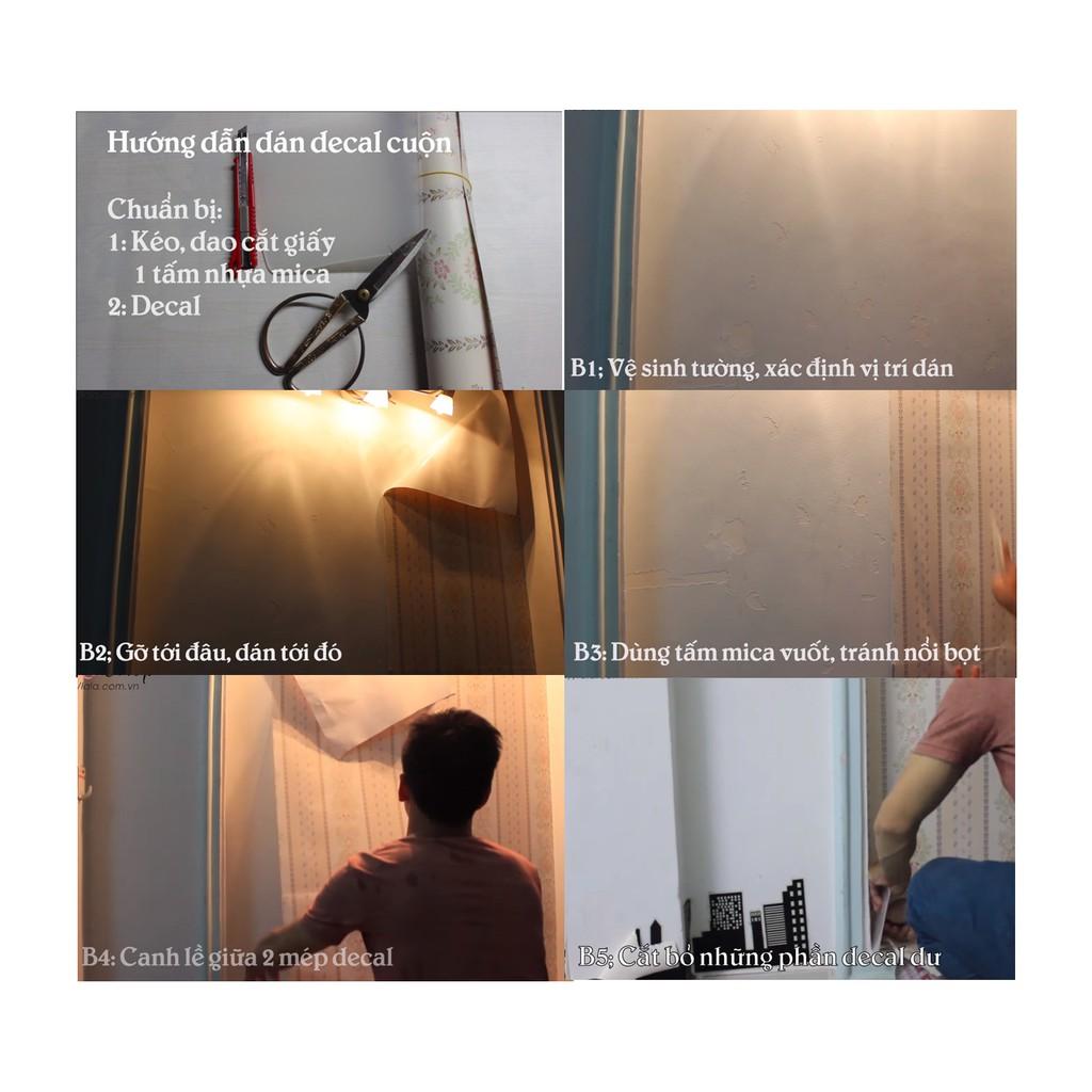 Tranh dán tường cành mai MS1002430