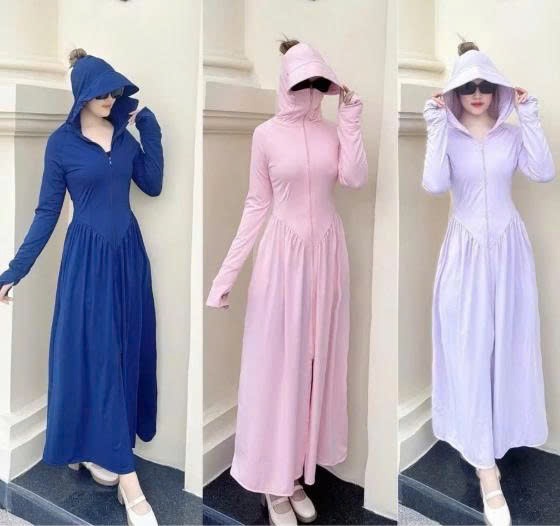 [KoSuyTu] ÁO CHỐNG NẮNG Dáng Dài, Chất Thun Băng Lạnh Co Giãn 4 Chiều - 1 Lớp 2 Lớp - Mặc Lên Là Đẹp Là Mát