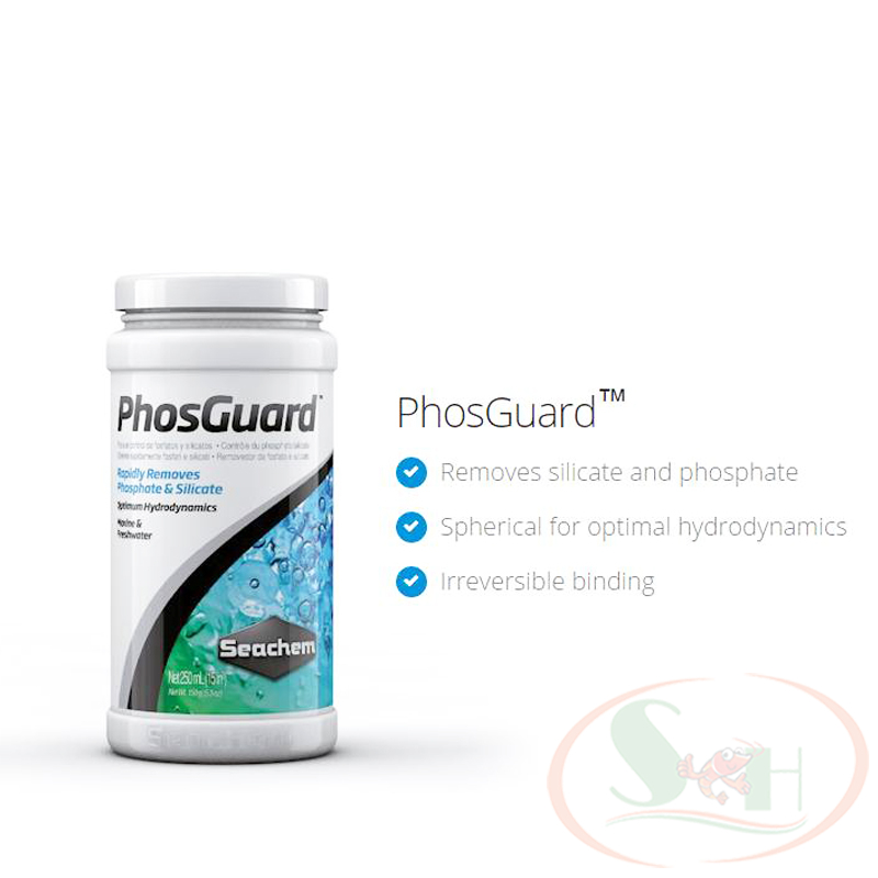Vật liệu lọc Seachem PhosGuard khử po4 phosphate silicat bể cá tép thủy sinh nước mặn