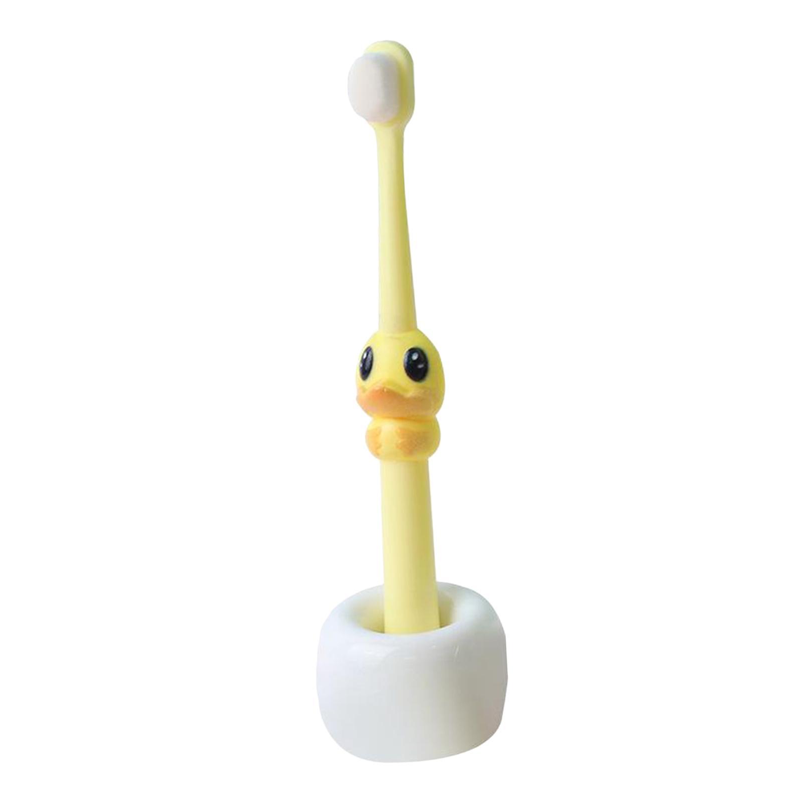 Infant Infant-Toddler Toothbrush for Toddler and Baby Yellow