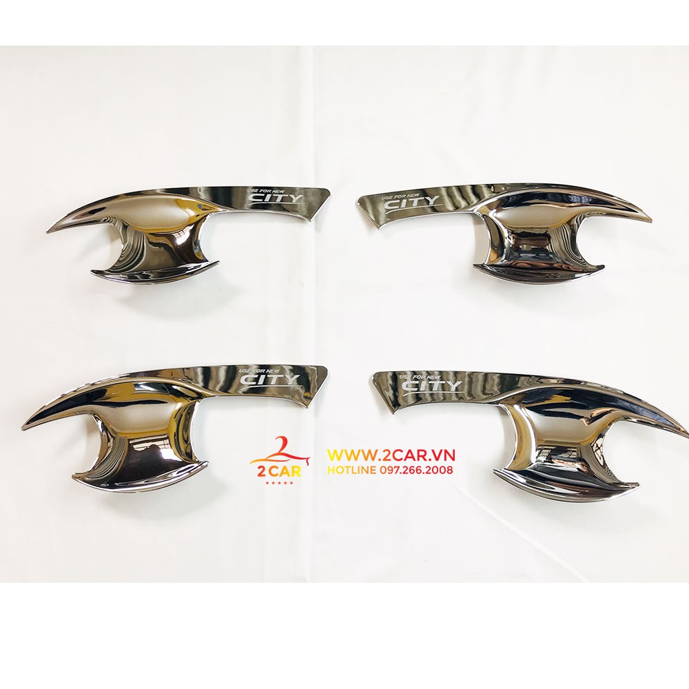 Ốp Hõm, Chén Cửa Xe Honda City 2015-2020 mạ crom