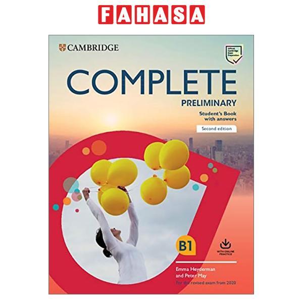 Complete Preliminary Students Book With Answers With Online Practice For The Revised Exam From 2020