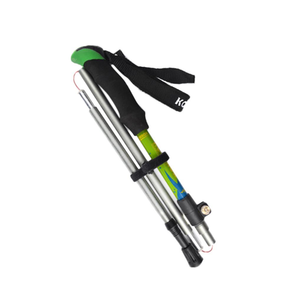 Outdoor Walking Trekking Anti Skid Alpenstock Quick Lock Trekking Sticks Poles Telescopic Alpenstock