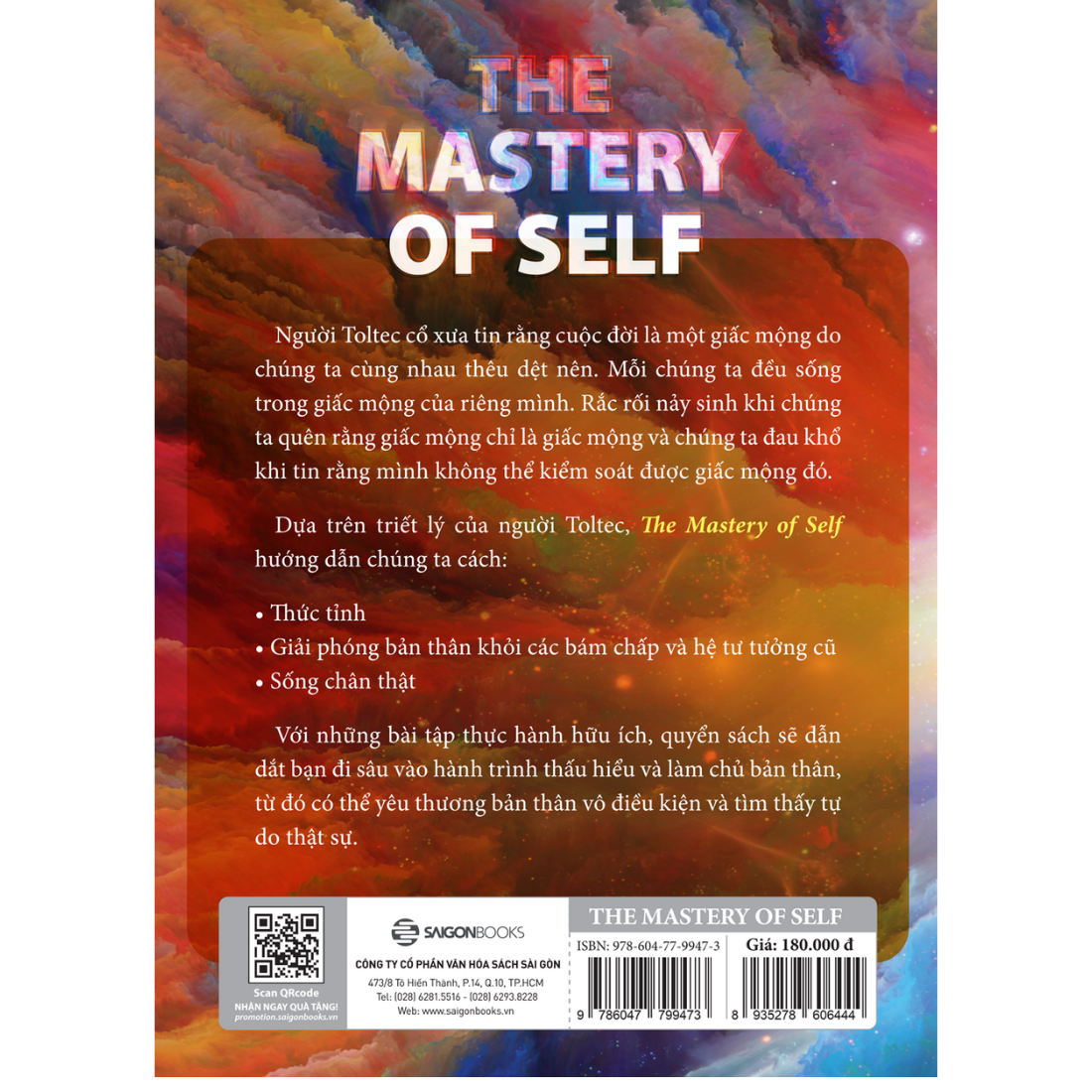 Hành trình thấu hiểu bản thân và tìm thấy tự do (The mastery of self) - Tác giả Don Miguel Ruiz Jr