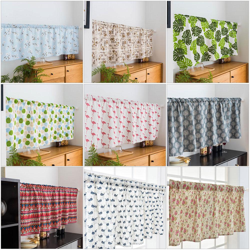 Rèm cửa sổ ngắn bằng chất liệu Polyester cao cấp không nhăn 45cm * 150cm