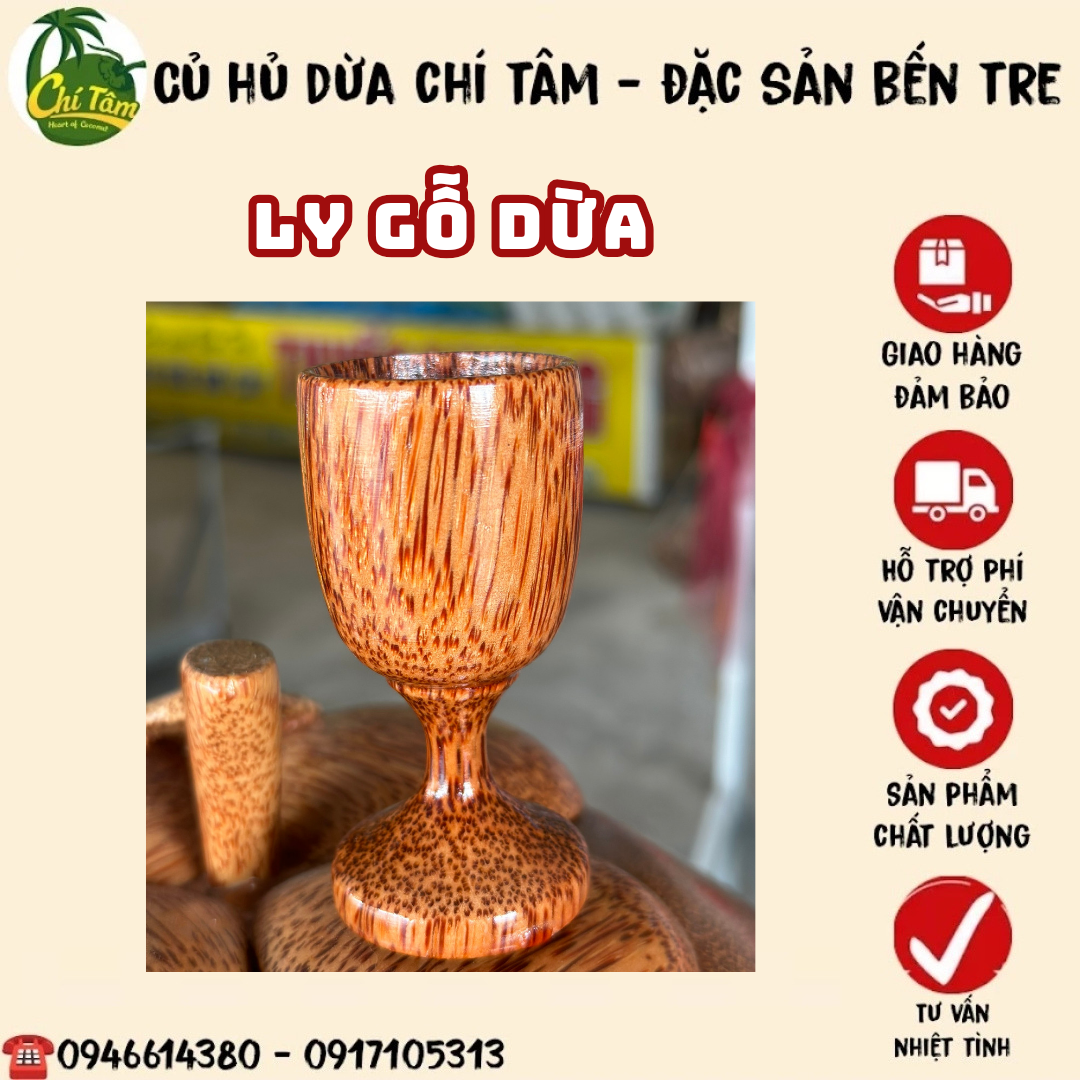 Ly gỗ dừa