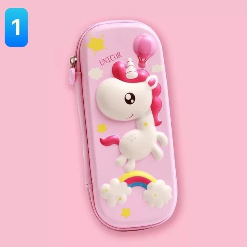 Hộp bút trẻ em 3D kiểu dáng dễ thương cho bé trai bé gái