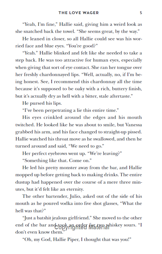The Love Wager: Author Of Mr Wrong Number