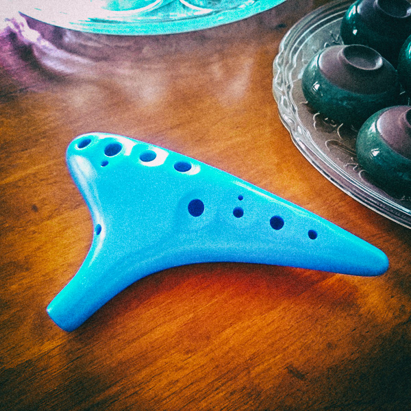 Sáo Đất Ocarina Nhựa 12 Lỗ Không Lo Rơi Vỡ Chuẩn AC