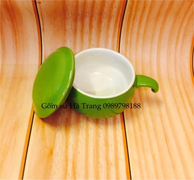 Cốc làm caramen gốm sứ Bát Tràng cao cấp không chì dung tích 100ml