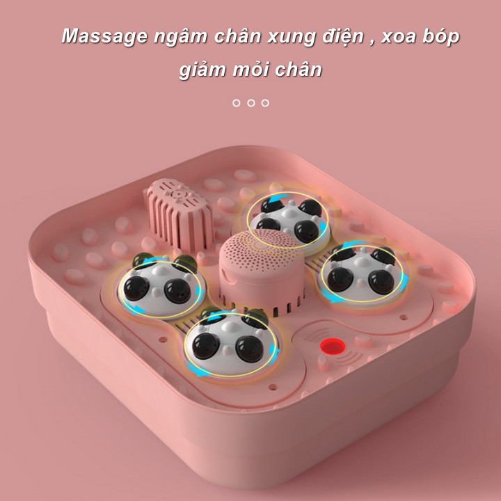 Máy massage chân Folding Foot Bath Điều Khiển Từ Xa - Home and Garden