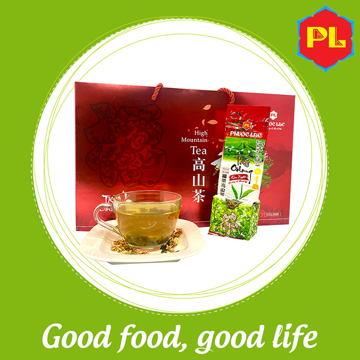 Trà Ô Long Kim Tuyên Phước Lạc Gói 100g