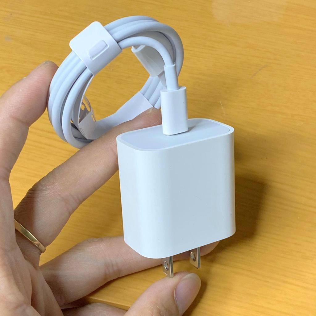 Bộ Sạc Nhanh PD 18W Nâng Cấp Lên 20W - Dồm Củ Sạc Nhanh Cổng Type Và Dây Cáp - Dùng Cho Dòng Táo Khuyết IP