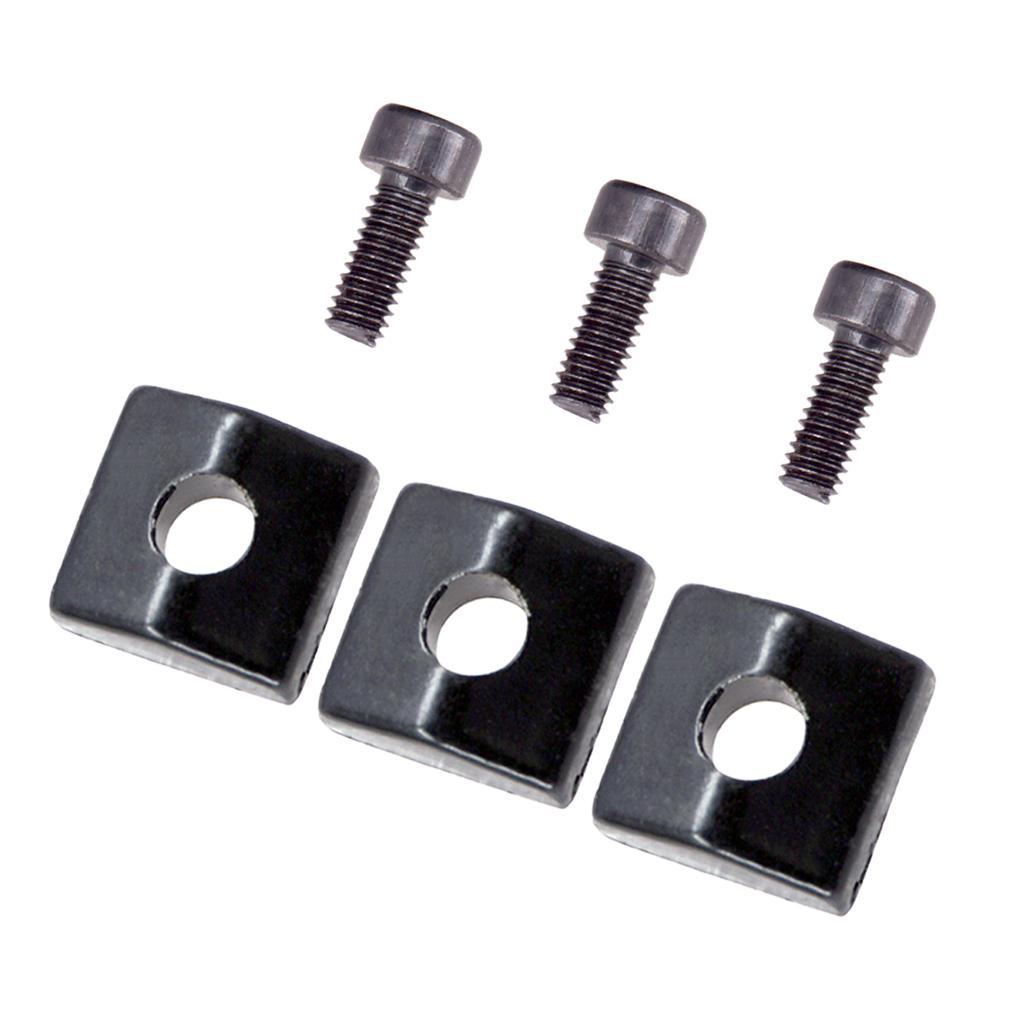 6 Pcs Guitar Locking Nut Clamp&Screws for Tremolo Bridge Parts