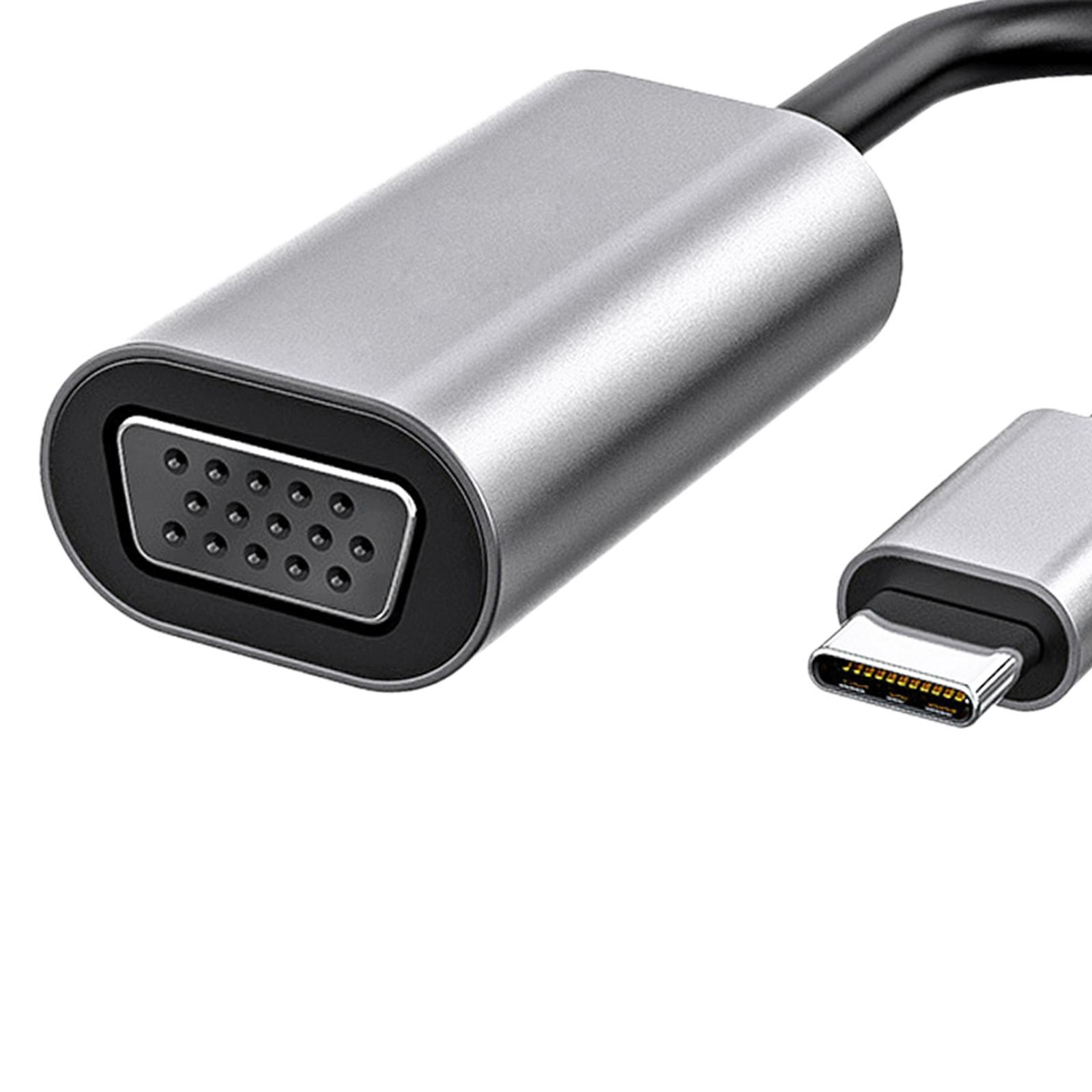 USB C to VGA Adapter for  12inch Laptops  Monitors