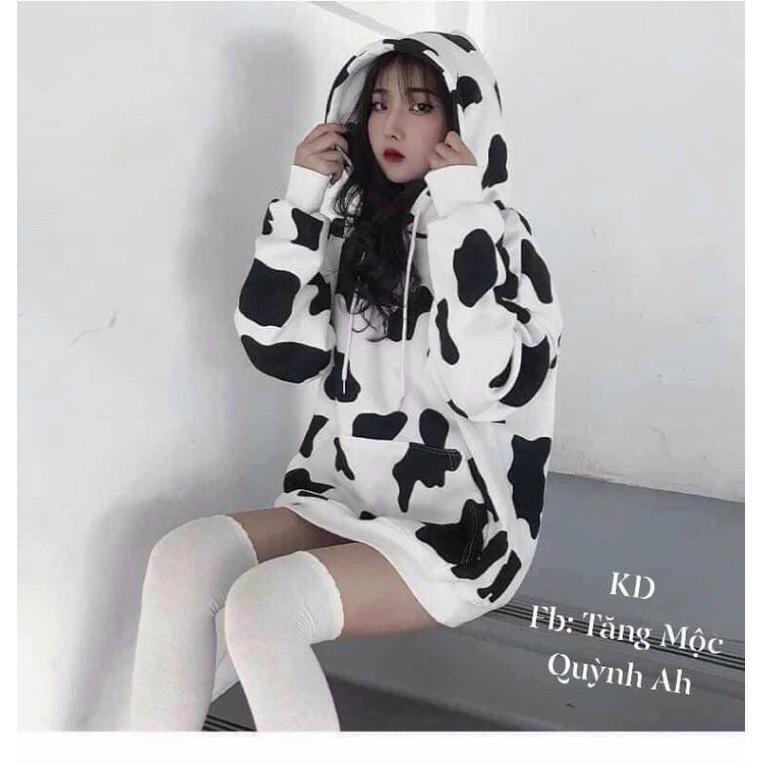 Áo khoác nỉ ngoại bò sữa ulzzang nam nữ