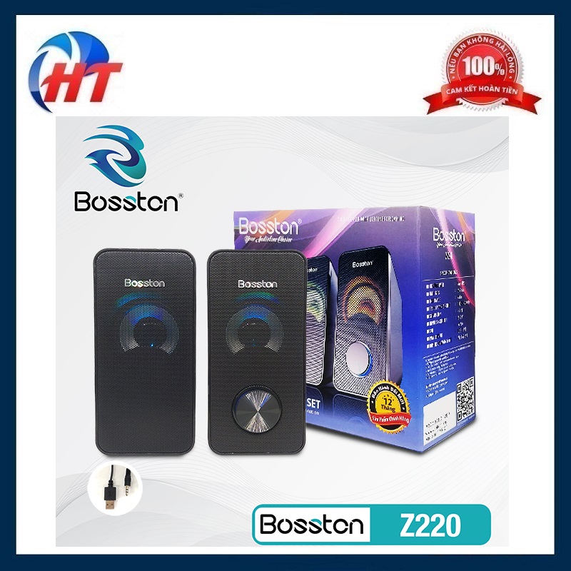 Loa 2.0 Bosston Z220 LED - HT - HÀNG CHÍNH HÃNG