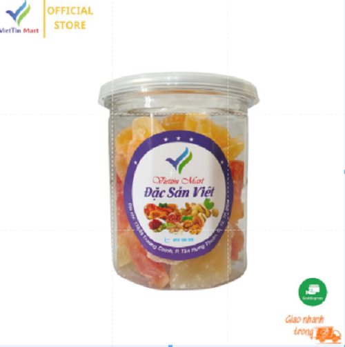 Đu Đủ Sấy Dẻo Hương Vị Tự Nhiên VIETTINMART 250G