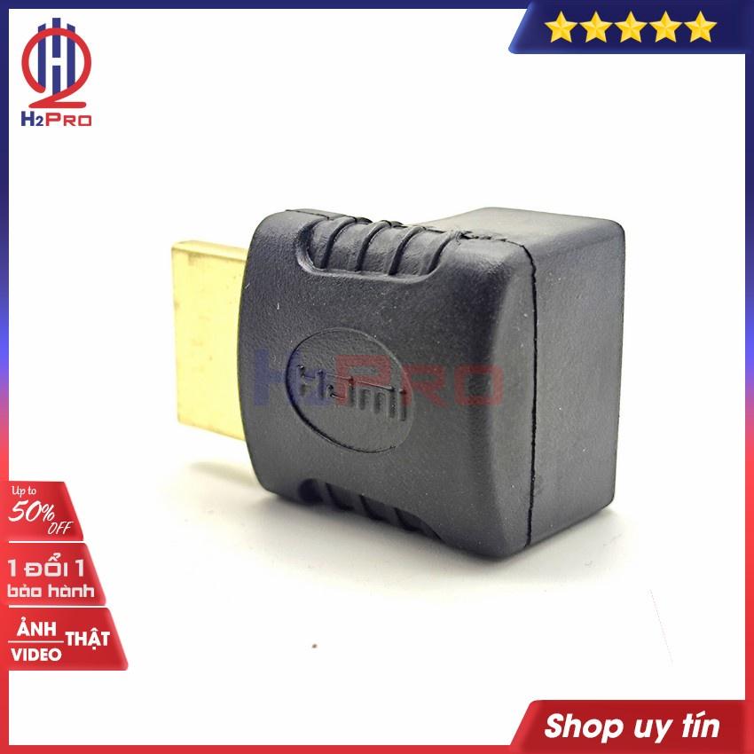 Đầu nối hdmi H2pro cao cấp loại thẳng-vuông góc , đầu nối dây hdmi 2 đầu dương âm