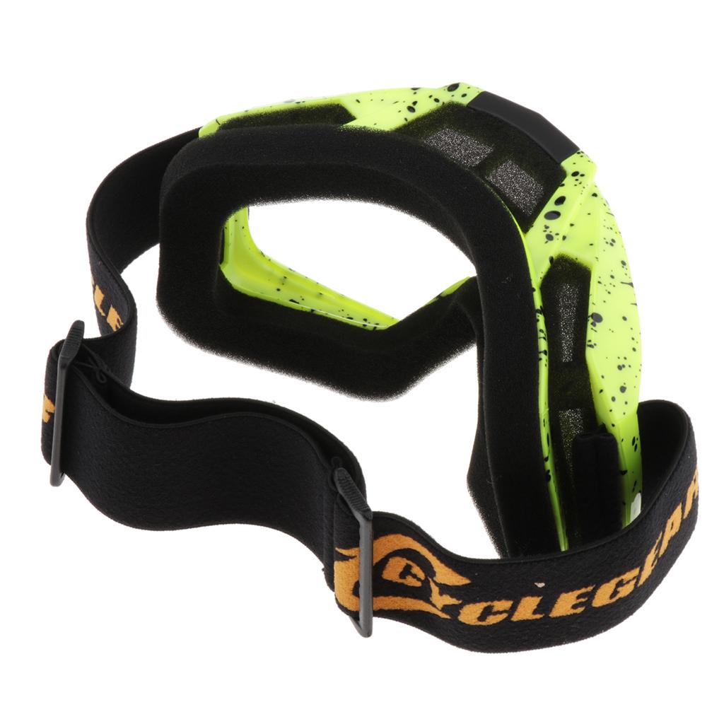 Motorcycle Riding Helmet Goggles, ATV Dirt Bike Racing Goggle Eyewear with Adjustable Headband for Men Women Adults' Cycling Skiing