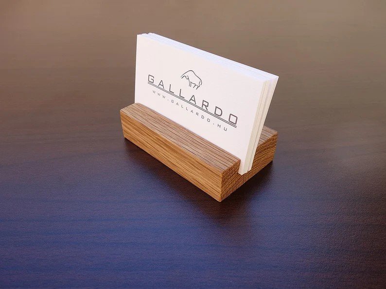 Đế đựng thẻ visit cao cấp bằng gỗ MetaWood, chất liệu gỗ Muồng Đen tự nhiên, gỗ nguyên khối