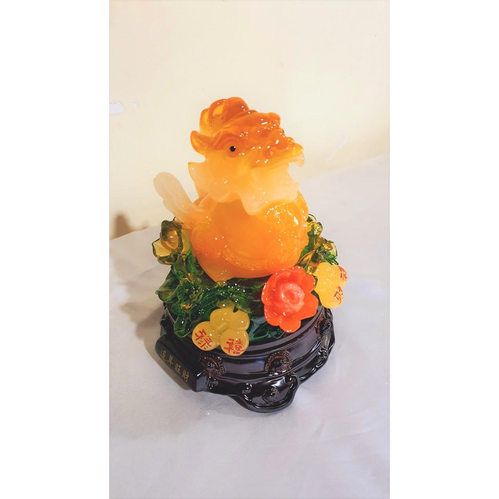 Tượng tỳ hưu phong thủy đế xoay cao 20cm, sản phẩm chất lượng