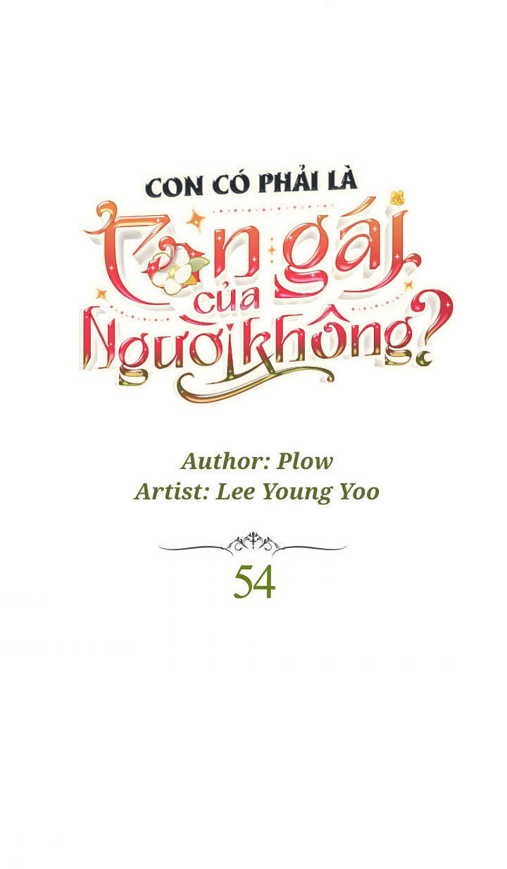con có phải là con gái của người không? chapter 54 2