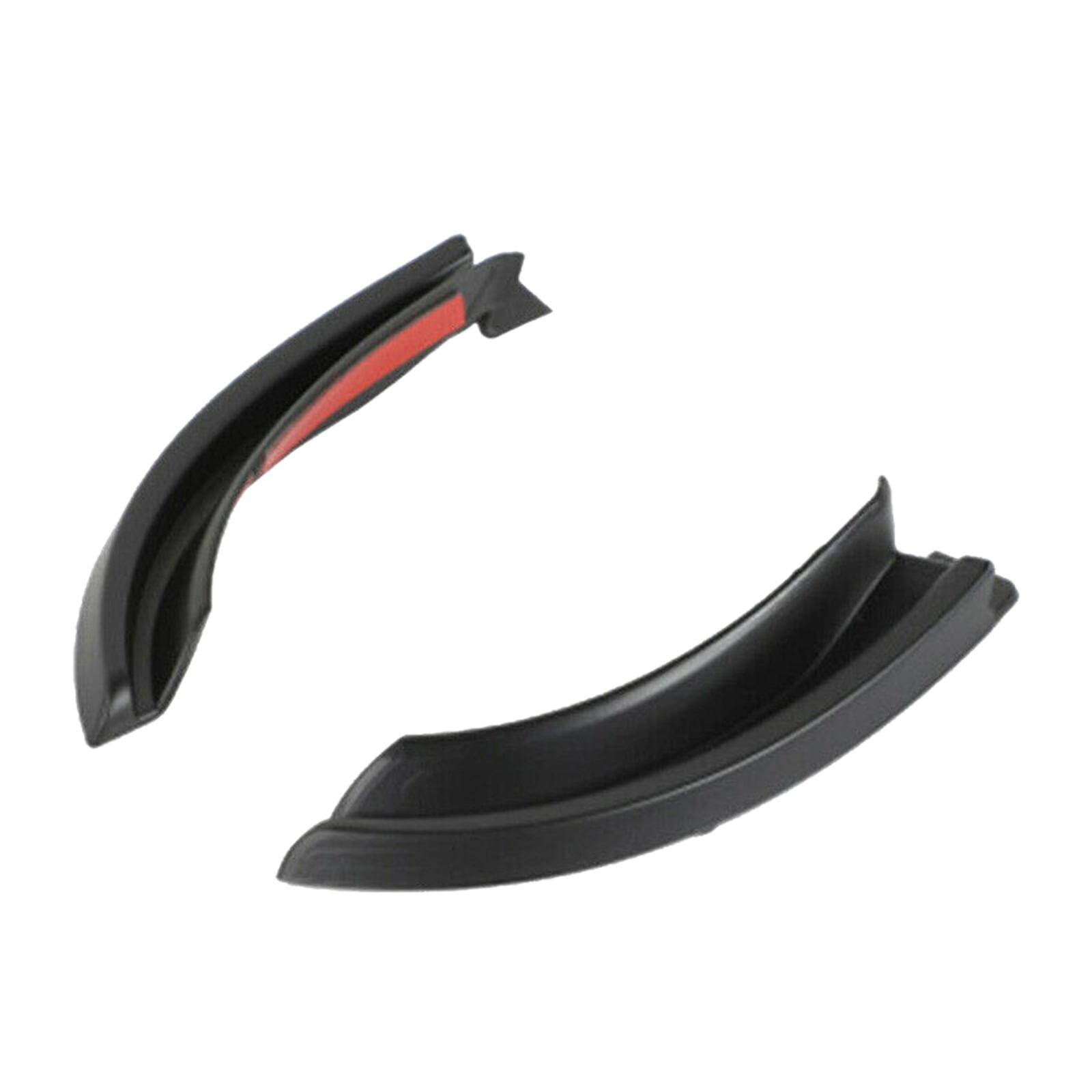2 Pcs Water Rain Gutter Extension For Jeep Wrangler JL 2018 2019 2020 Black