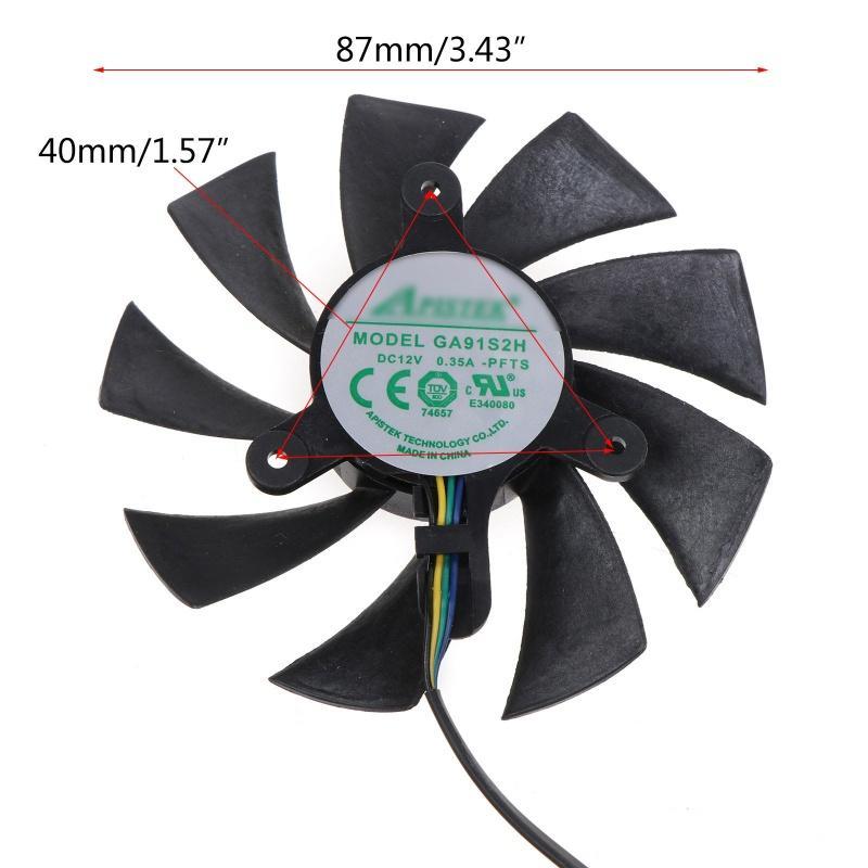 Quạt Tản Nhiệt Đồ Họa VGA GA92A2H 4Pin 12V 0.35A Cho Zotac GeForce RTX 2070