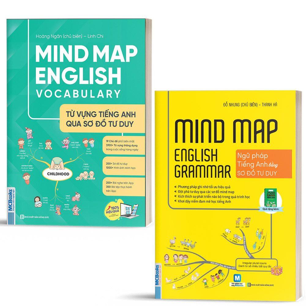 Sách - Combo Mindmap English Grammar và Mindmap English Vocabulary - MC